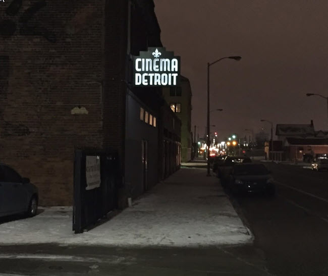 Cinema Detroit - Main Entrance (newer photo)